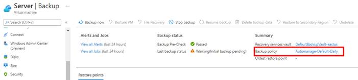 Working with Azure Automanage